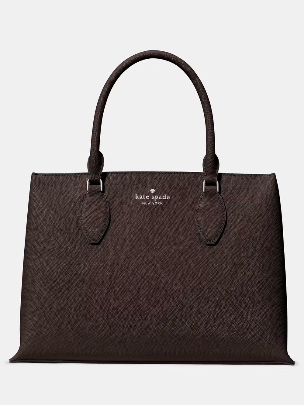 kate spade Dark Brown Saffiano Leather Tote